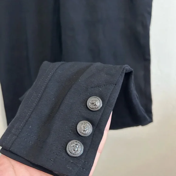 Black Slim Fit Pants - Picture 2 of 3